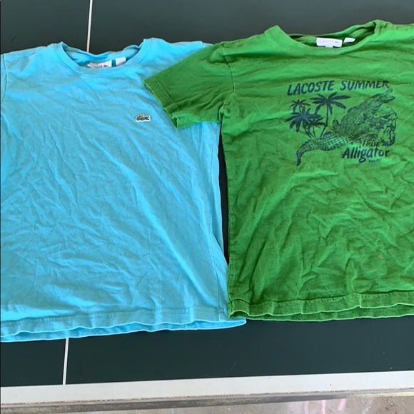 Lacoste Other - Boys Lacoste shirts size 8
